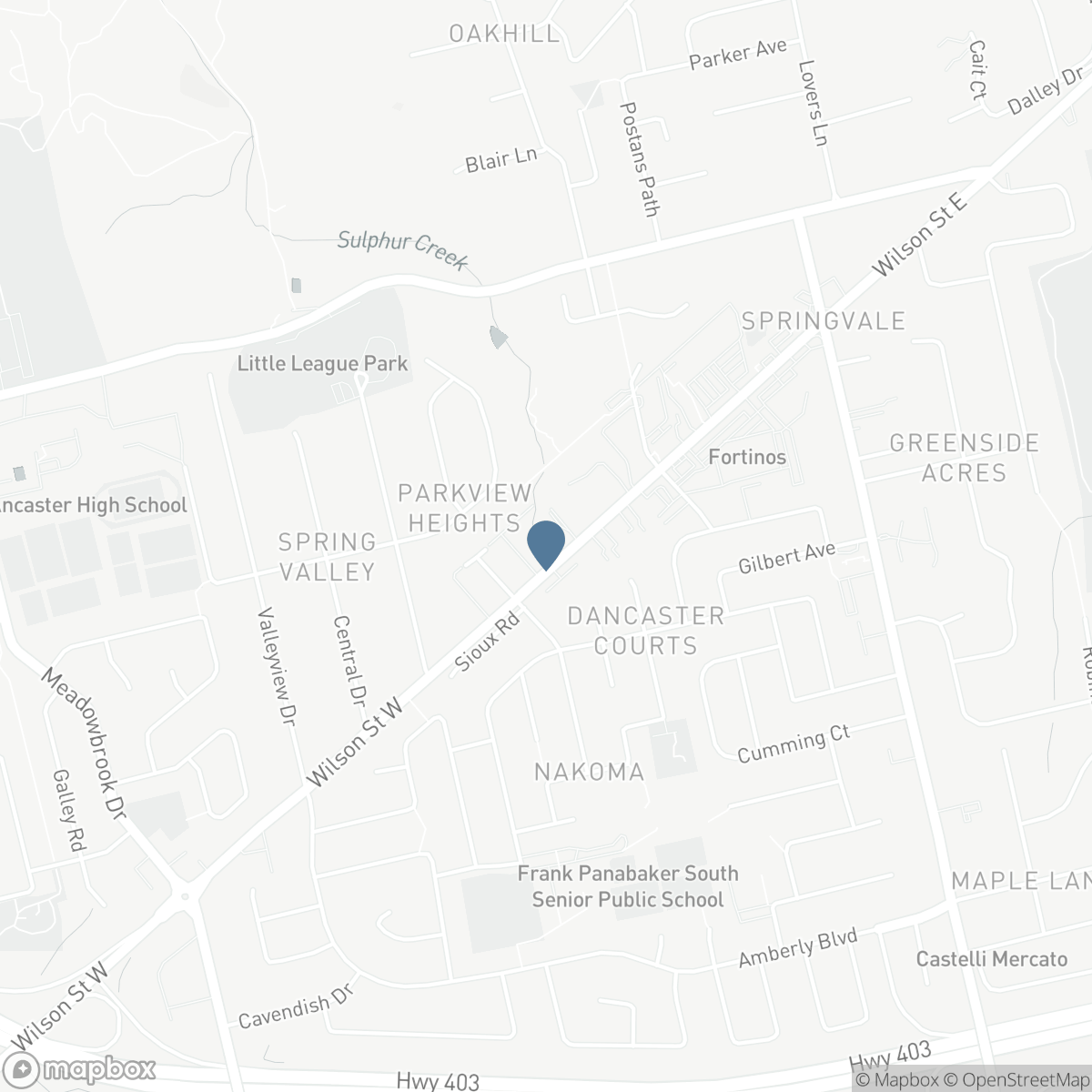 153 WILSON Street W Unit# 105, Ancaster, Ontario L0R 1C0